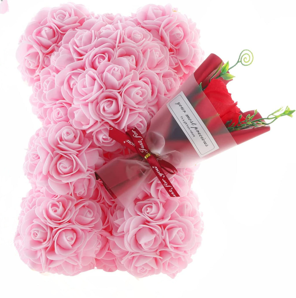 Orsetto di Rose Conservate – Regalo Elegante & Romantico
