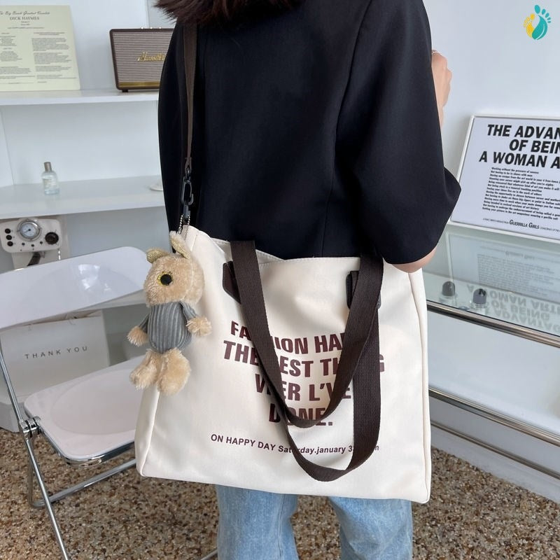 Urban Canvas Maxi Tote – Borsa a Spalla in Tela