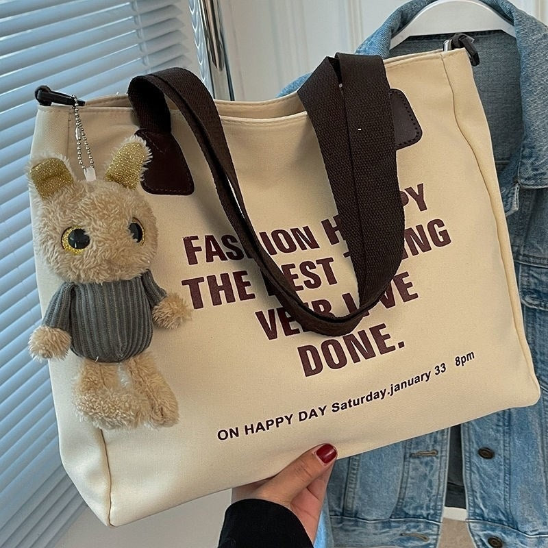 Urban Canvas Maxi Tote – Borsa a Spalla in Tela