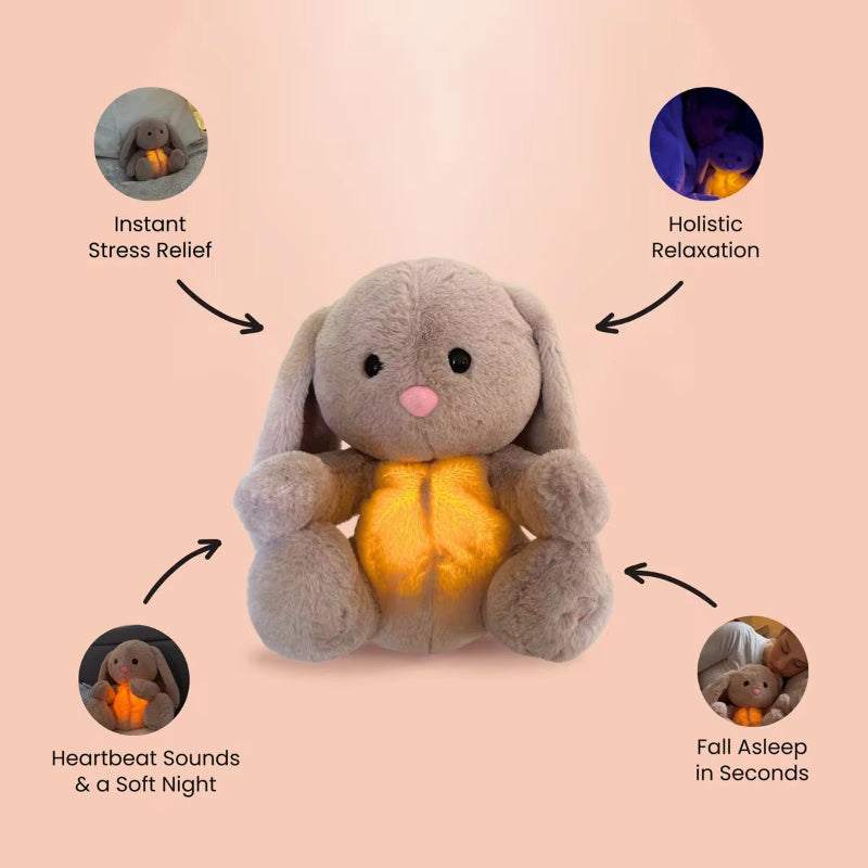 Coniglio Respirante Sensory – Peluche Calma e Sonno Neonati
