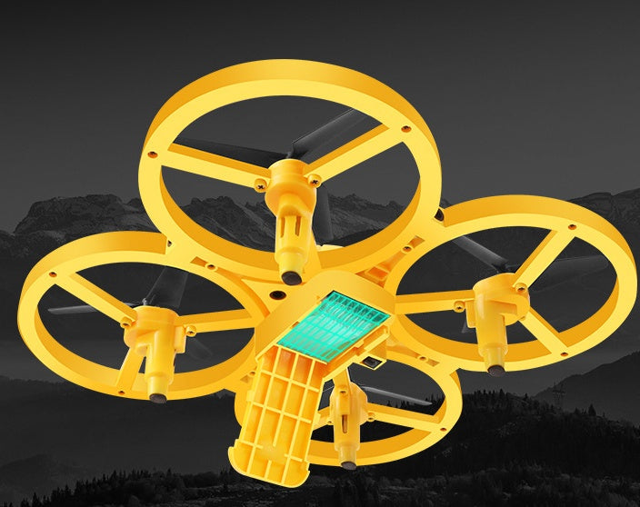Quadcopter UFO Controllo Gestuale – Drone Induzione LED